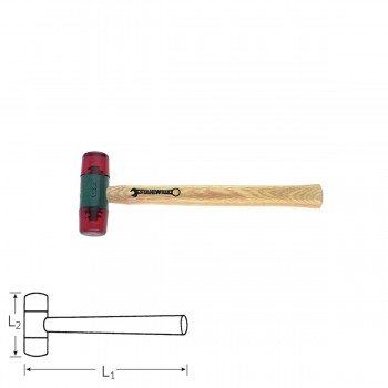 Stahlwille Plastic hammer 10955, ø 27 - 50 mm