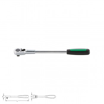 Stahlwille 13121010 Reversible ratchet 532, 380.0 mm
