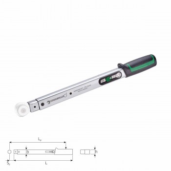 Stahlwille 50184040 Torque wrench Service Manoskop®  730/40 Quick, 80-400 Nm