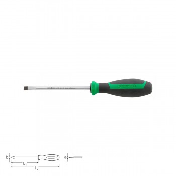 Stahlwille Screwdriver slotted 4620 DRALL+, 0.6 x 3.5 - 2.0 x 12.0 mm