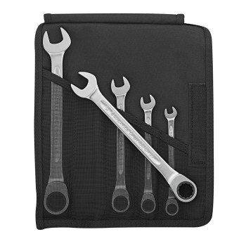 Stahlwille 96401705 Ratcheting combination spanner set Open-Ratch 17F/5 5pcs., 8 - 19 mm
