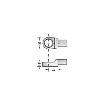 GEDORE Rectangular Ring End Fitting 7212, 7 - 22 mm