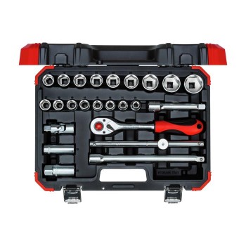 GEDORE-RED Socket set 1/2 size10-32mm 24pcs (3300055)