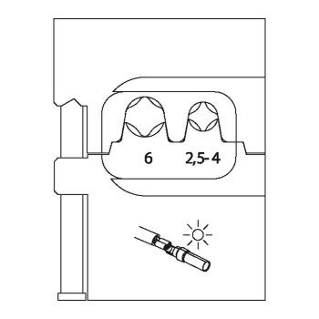 GEDORE Module insert for Multi Contact MC3 (2078090), 8140-24