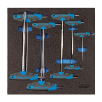 GEDORE Hexagon socket key set in Check-Tool-Module (2309009), 1500 CT2-DT 2142