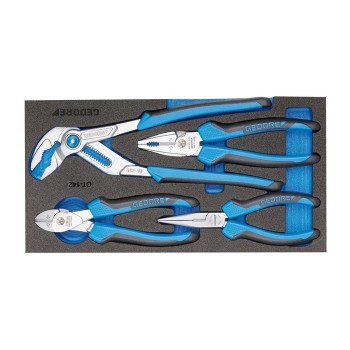 GEDORE Pliers set in Check-Tool-Module (2309025), 1500 CT1-142
