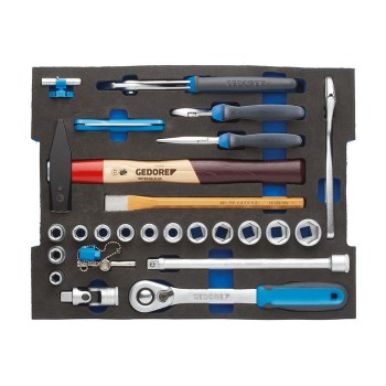 GEDORE 1100 CT2-01 Sortiment Handwerker 26tlg in Modul (2936828)