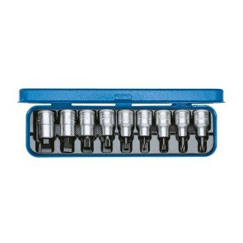 GEDORE Screwdriver bit socket set 1/2" 9 pcs IS-PH-XZN (6150050), INX 19 PM