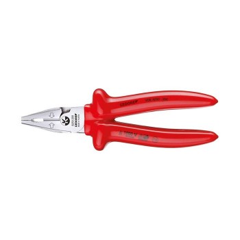 GEDORE VDE Heavy duty combination pliers with VDE dipped insulation 225 mm (6720330), VDE 8250-225