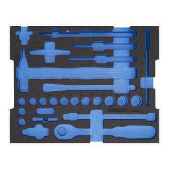 GEDORE Foam insert 2/2 L-BOXX 136 empty (2690055), EI-1100-01