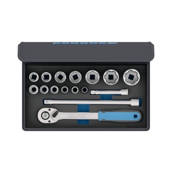 GEDORE Socket set 1/2" 16 pcs (3085023), TC 19-MU-10