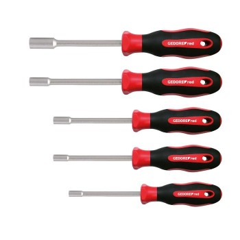 GEDORE 2C-screwdriver set hex. size 6-13 mm 5pcs. (3300033)