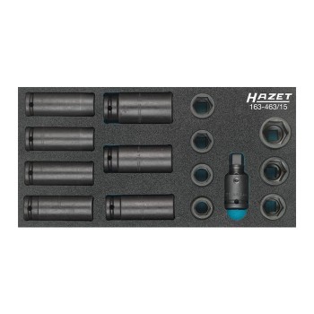 HAZET Impact socket set 163-463/15