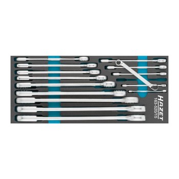 HAZET 163-520/15 Double box-end wrench set, 15pcs.