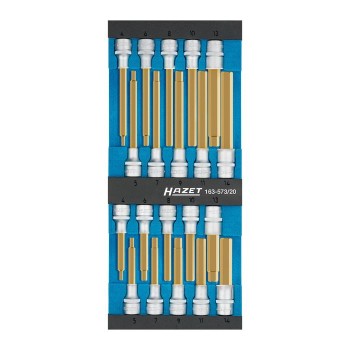 HAZET Screwdriver socket set 163-573/20