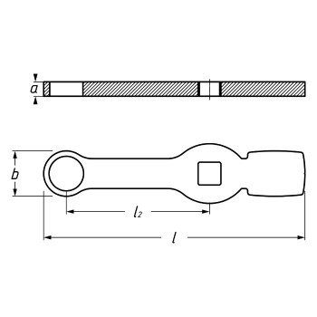 HAZET Box-end Wrench 2872SZ, 24 - 30 mm