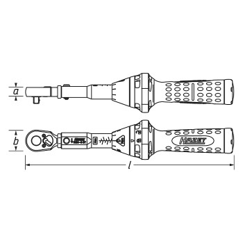 HAZET 5110-3CT Torque Wrench, 10 - 60 Nm