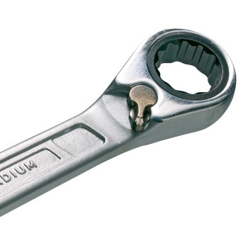 HAZET 606-9 Ratcheting Combination Wrench, 9 mm