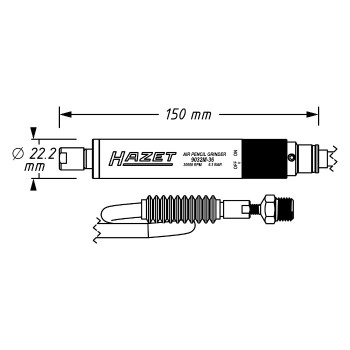 HAZET 9032M-36 Mini-Stabschleifer