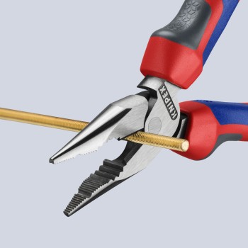 KNIPEX 08 22 145 Needle Nose Combination Pliers, 145 mm