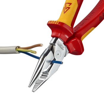 KNIPEX 08 26 185 VDE Spitzkombizange, 185 mm