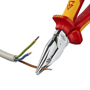 KNIPEX 08 26 185 VDE Spitzkombizange, 185 mm