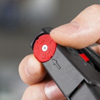 KNIPEX 12 40 200 Self-Adjusting Insulation Stripper, 200 mm