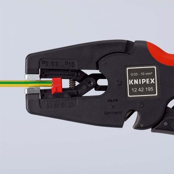 KNIPEX 12 42 195 Wire Stripper MultiStrip 10, 195 mm