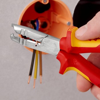 KNIPEX 13 46 Abmantelungszange VDE, 165 mm