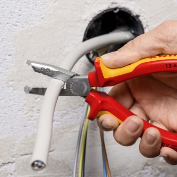 KNIPEX 13 46 Abmantelungszange VDE, 165 mm