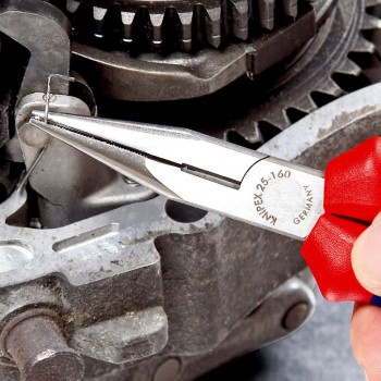 KNIPEX 25 01 Snipe Nose Side Cutting Pliers, 125 - 160 mm