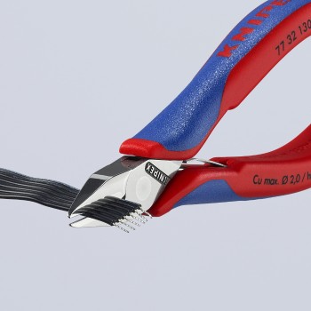 KNIPEX 77 32 130 Electronics Diagonal Cutter, 130 mm