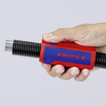 KNIPEX 90 22 01 SB TwistCut Corrugated pipe cutter, 100 mm