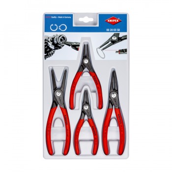 KNIPEX 00 20 03 SB Precision circlip pliers set, 4pcs.