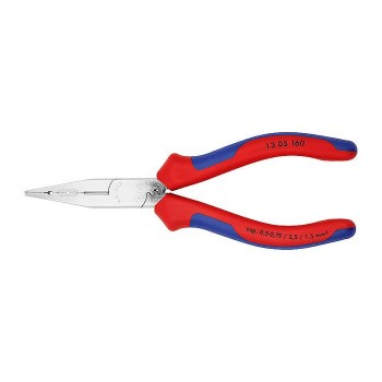 KNIPEX 13 05 160 Electricians` Pliers chrome plated 160 mm