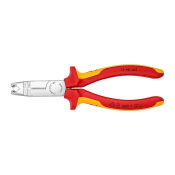 KNIPEX 13 46 165 SB Stripping Pliers chrome plated 165 mm