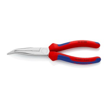 KNIPEX 26 25 200 SB Snipe Nose Side Cutting Pliers chrome plated 200 mm