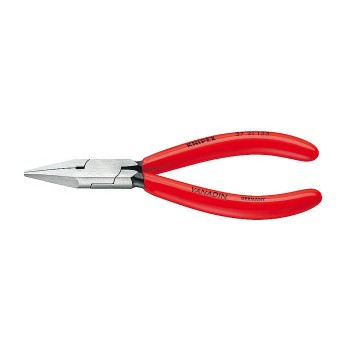 KNIPEX 37 21 125 Flat Nose Pliers black atramentized 125 mm