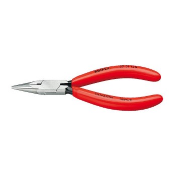 KNIPEX 37 31 125 Flat Nose Pliers black atramentized 125 mm