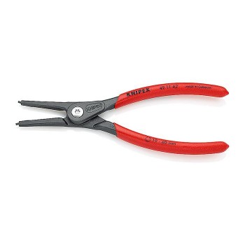 KNIPEX 49 11 A2 Precision Circlip Pliers grey atramentized 180 mm