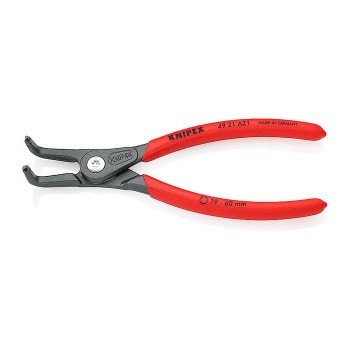 KNIPEX 49 21 A21 SB Precision Circlip Pliers grey atramentized 165 mm