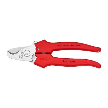 KNIPEX 95 05 165 SB Cable Shears plastic coated 165 mm
