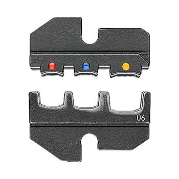 KNIPEX 97 49 06 Crimping dies for insulated terminals + plug connectors