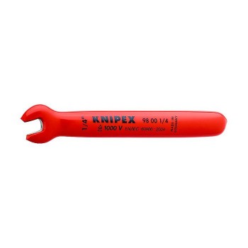KNIPEX Insulated open-end wrench, size 1/4 - 3/4in.