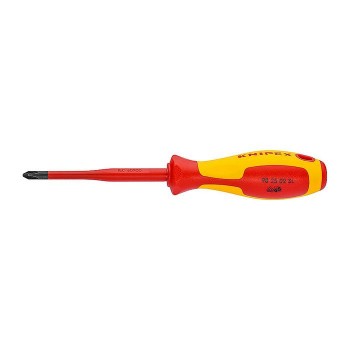 KNIPEX 98 25 01 SL Screwdriver (Slim) for cross-recessed screws Pozidriv® 187 mm