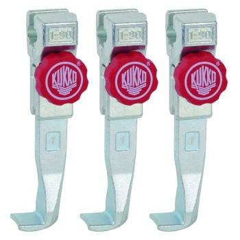 KUKKO 1-92-S 3 quick-adjustable standard trigger hooks (set)