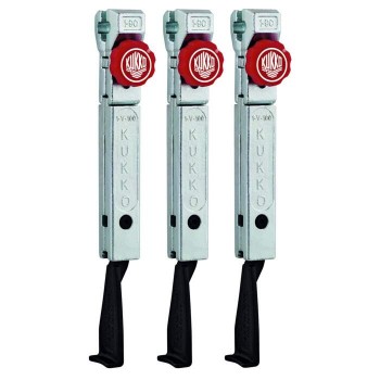 KUKKO 1-193-S 3 narrow, quickly adjustable trigger hooks (set)