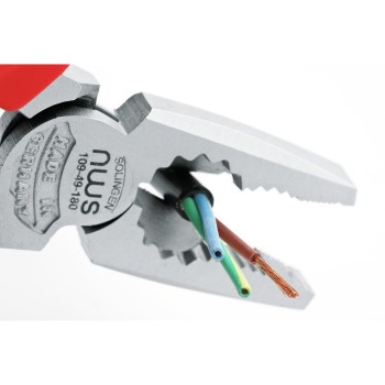 NWS 109-49-VDE-180-SB High Leverage Combination Pliers, 180 mm