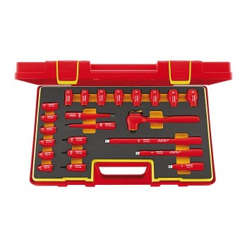 Stahlwille VDE SOCKET SET 3/8" WITH QUICKRELEASE 12171/19/4 VDE