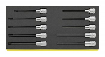 Stahlwille SET: SOCKETS 1/2" - EXTRA DEEP - TCS 1054/2054/10